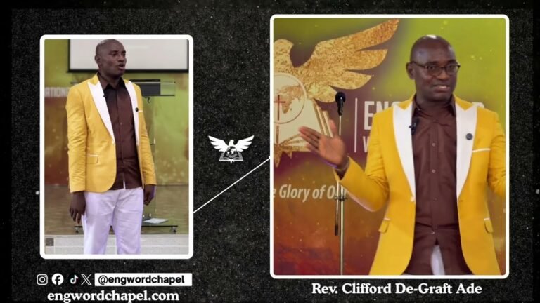 Rev. Clifford De-Graft Ade preaching